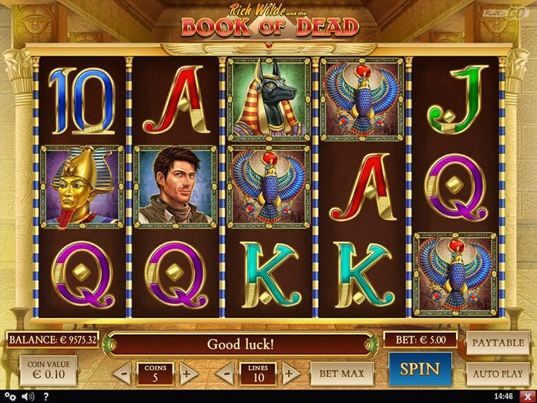 Book of Dead at Luxury Casino